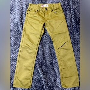 Levis 511 slim kids jeans size used just two times size 8 color tanish green